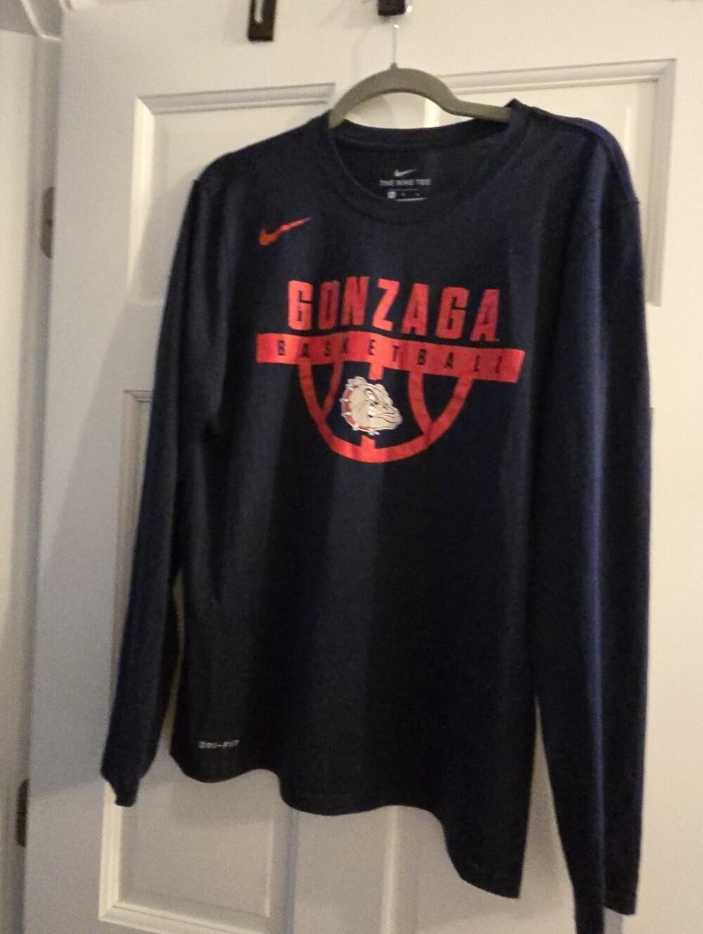 NWOT Nike Gonzaga Basketball Men' s Performance Blue Logo T-Shirt Men's M